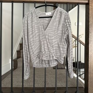 Women’s animal print blouse